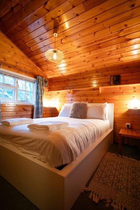 Cozy Norwegian Style Log Cabin In Rural Snowdonia - 2 Bedrooms & Parking By Seren Short Stays Ffestiniog 外观 照片
