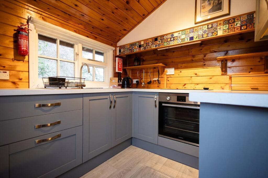 Cozy Norwegian Style Log Cabin In Rural Snowdonia - 2 Bedrooms & Parking By Seren Short Stays Ffestiniog 外观 照片